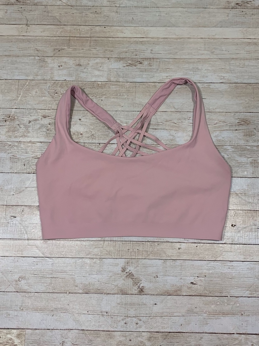 Lululemon FlexyFlex Strappy Sports Yoga Bra Size S *Light Support, D-DDD Cups